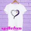 Diamond Heart Minnesota Vikings T-shirt