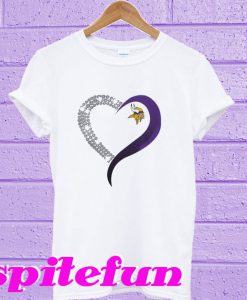 Diamond Heart Minnesota Vikings T-shirt