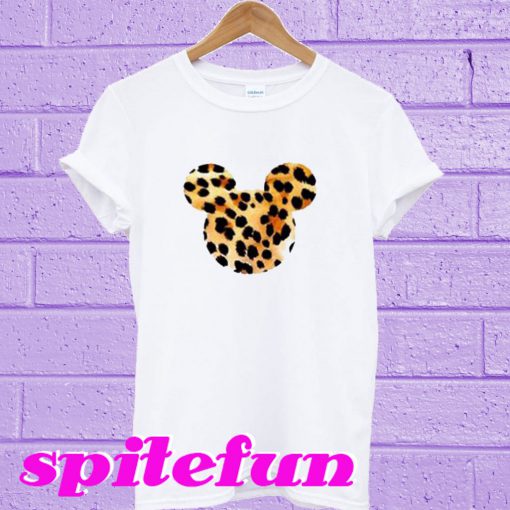 Disney Mickey Mouse Leopard T-Shirt