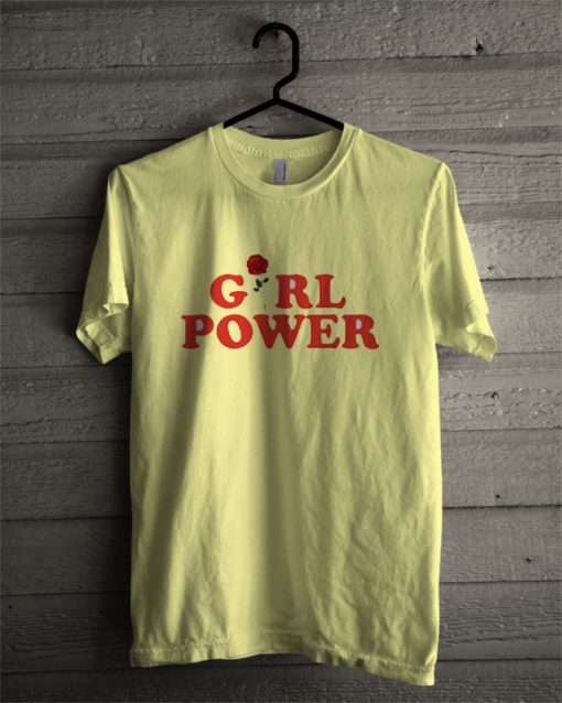 Girl Power Yellow T-Shirt