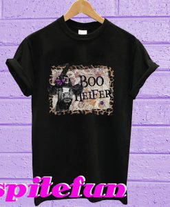 Halloween boo heifer T-shirt