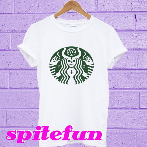 The Satan Satanic Starbuck Coffee T-shirt