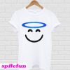 Angel smiling emoji funny halloween costume T-shirt