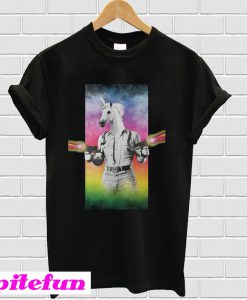 Badass unicorn soldier T-shirt
