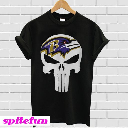 Baltimore Ravens Punisher NFL T-shirt