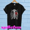 Band skeleton rib cage T-shirt