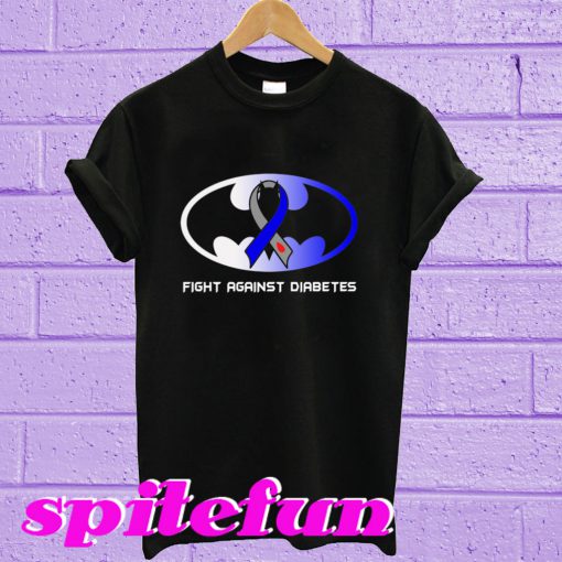 Batman Fight Against Diabetes T-Shirt