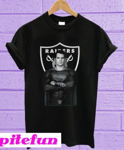 Oakland Raiders Superman Clark Kent T-Shirt