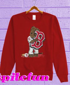 Groot hugs Boston Red Sox Sweatshirt