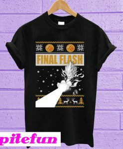 Vegeta Final Flash Christmas T-shirt