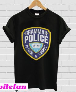 Grammar Police To Serve and Correct funny halloween costume T-Shirt