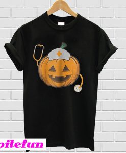 Nurse pumpkins halloween T-Shirt