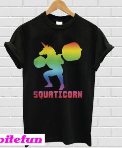 Squaticorn leg day squat unicorn T-Shirt