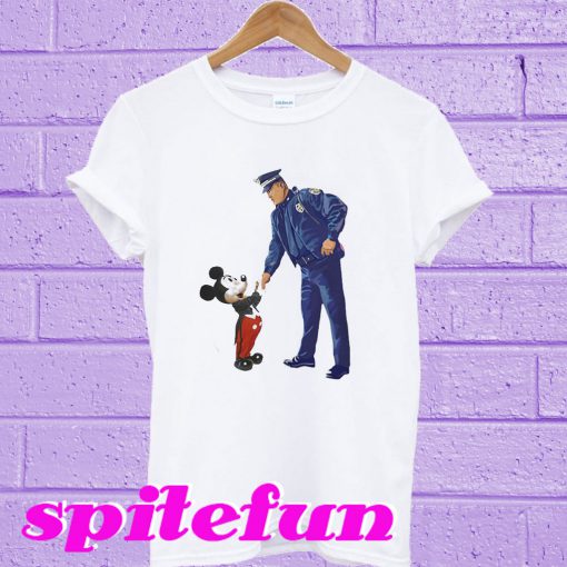 Mickey and Police T-shirt