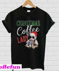 Christmas Coffee Lady T-Shirt