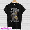 Strangers think I'm quiet my friends think I'm outgoing T-shirt