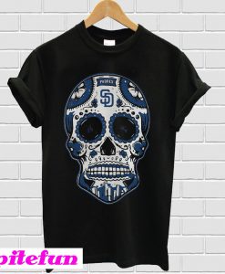 Poco Loco Skull for MLB San Diego Padres T-shirt