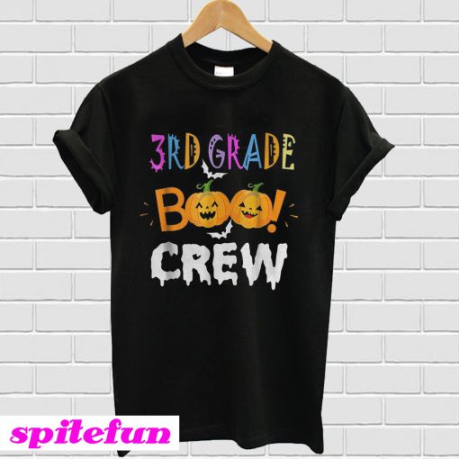 Halloween 3rd grade funny the Boo crew T-Shirt