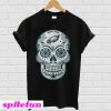 Philadelphia Eagles sugar skull T-shirt