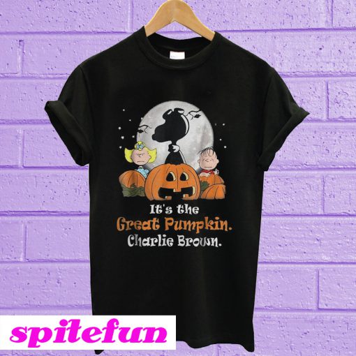 Happy halloween it's the great pumpkin Charlies tee brown T-shirt