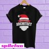 Christmas Santafave architect T-shirt