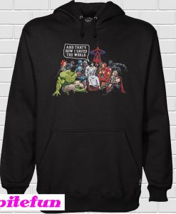 Jesus Superheroes and that's how I saved the world Hoodie