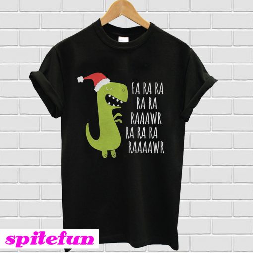 Funny Dinosaur Christmas Trex T-shirt