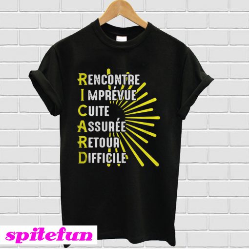 Definition Ricard Apéro Alcool T-shirt