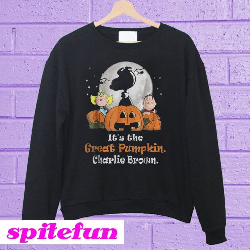 Happy halloween it's the great pumpkin Charlies tee brown Sweatshirt