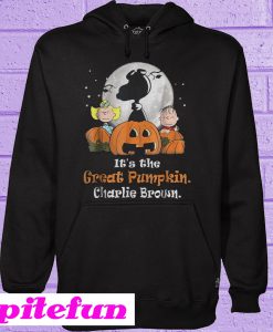 Happy halloween it's the great pumpkin Charlies tee brown Hoodie