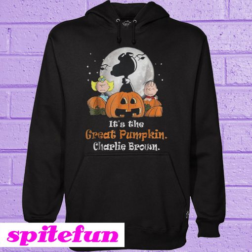 Happy halloween it's the great pumpkin Charlies tee brown Hoodie