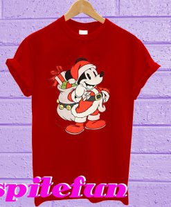 Disney Mickey Mouse Santa T-shirt