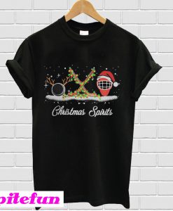 Hockey Christmas spirits T-shirt