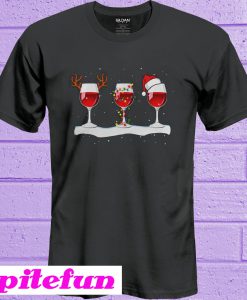 Special Christmas wine T-shirt