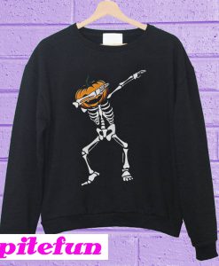 Pumpkin skull dabbing Sweatshirt