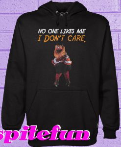 Gritty Philly Mascot No one likes me I don’t care Hoodie