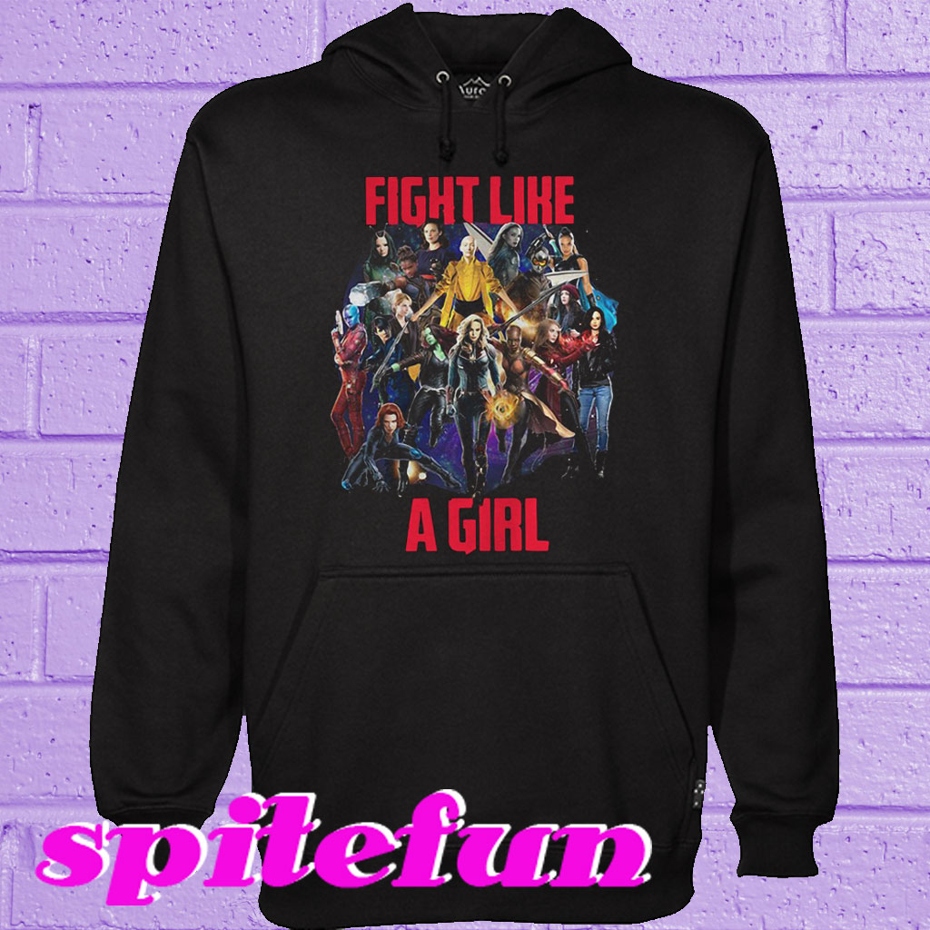 fight like a girl hoodie