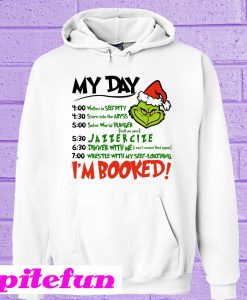 The Grinch My Day I'm Booked Christmas Hoodie