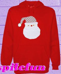 Christmas Gingham Santa Hoodie