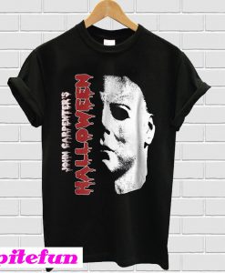 Halloween John Carpenter's Michael Myers large face T-shirt