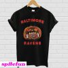 Halloween pumpkin Baltimore Ravens NFL T-shirt