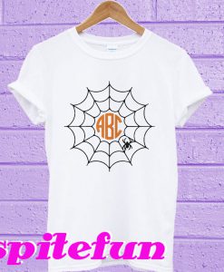 Halloween spider web T-shirt