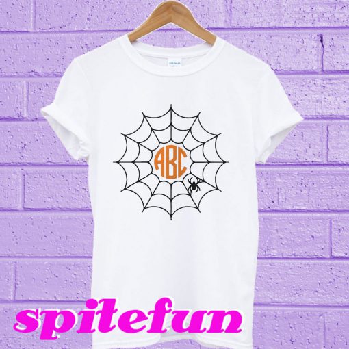 Halloween spider web T-shirt