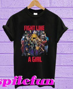 Marvel Fight Like A Girl T-Shirt