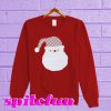 Christmas Gingham Santa Sweatshirt