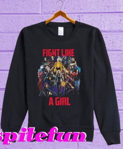 Marvel Fight Like A Girl Sweatshirt