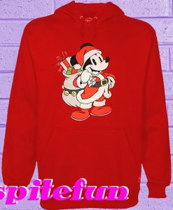 Disney Mickey Mouse Santa Hoodie