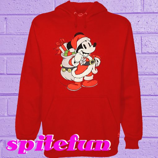 Disney Mickey Mouse Santa Hoodie