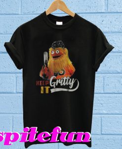 Keep it Gritty Philadelphia hockey mascot T-shirt