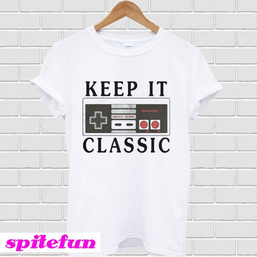 Keep it classic nintendo T-shirt